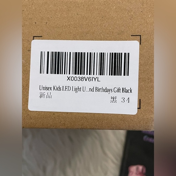 DIYJTS Kids LED Light Up Shoes, Fashion High Tops USB Rechargeable Unisex - Picture 9 of 9